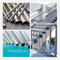 welded stainless steel decoration pipes for stair railings